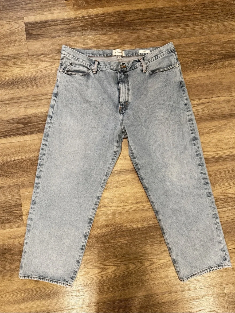 Frame The Hang Jeans in Johanna Wash 100% Regenerative Cotton Size 33 - Picture 2 of 6